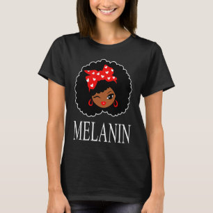 Camiseta Black Girl Magic Winling Lábios Afro Rainha Negra