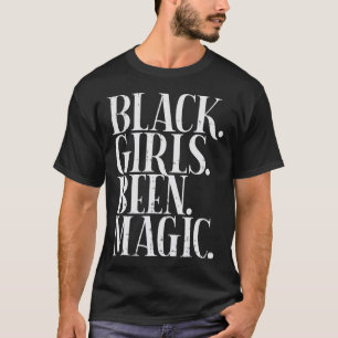 Camiseta Black Girls Bebeu Magic Melanin African American H