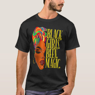 Camiseta Black Girls Bebeu Magic Melanin African American H