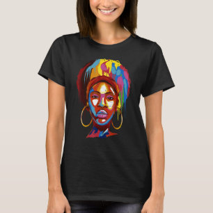 Camiseta Black Girls Queen Natural Hair Afro Melanin África