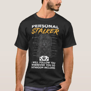 Camiseta Black Goldendoodle Personal Stalker Doodle Do