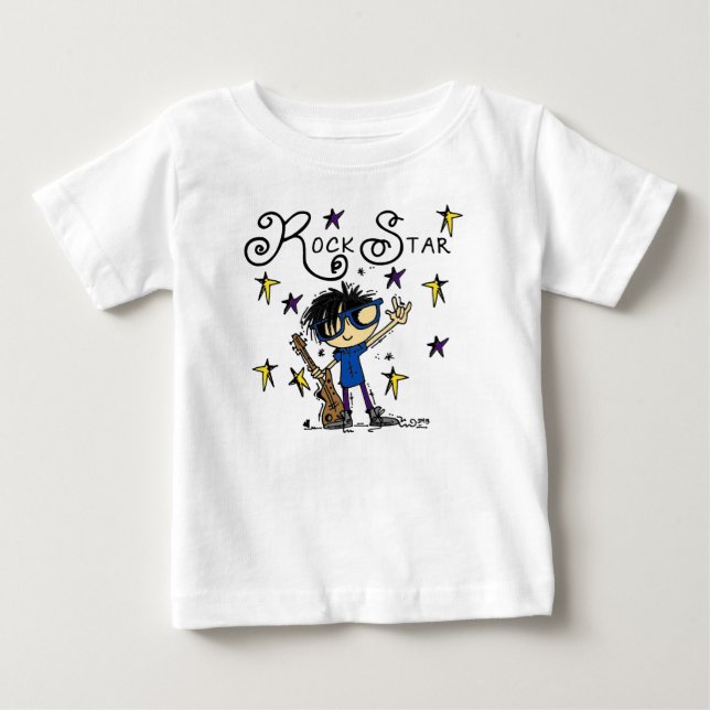 Camiseta Black Hair Boy Star (Frente)
