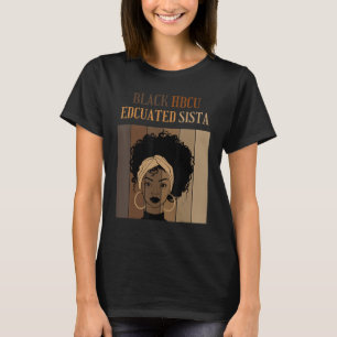 Camiseta Black HBCU Educated Historical Black Colleges Univ