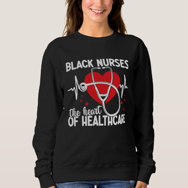 Camiseta Black Healthcare Worker African Nurse Nursing Enth (Frente)
