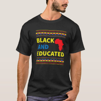 Camiseta Black History Hoodie Black E Educated African Co