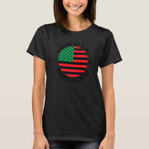 Camiseta Black History Month 2022 African American Flag Blm
