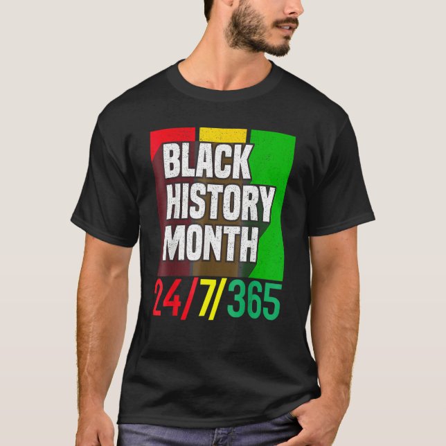 Camiseta Black History Month 247365 African American Melani (Frente)