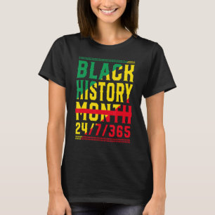 Camiseta Black History Month 247365 African American Melani