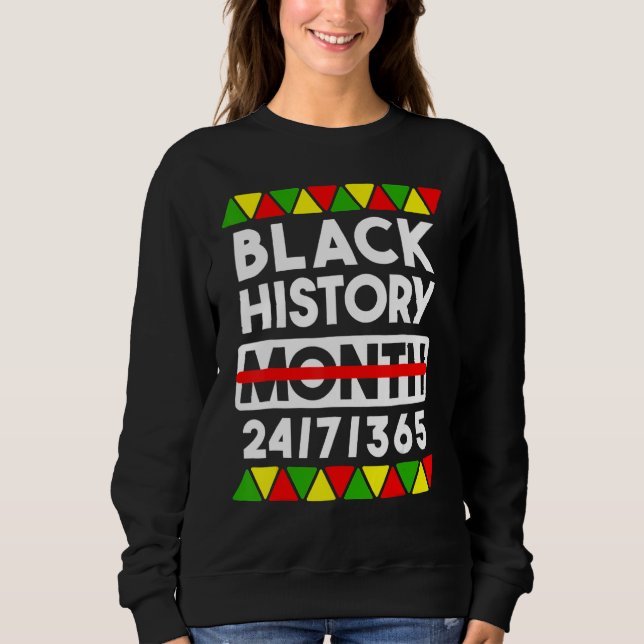 Camiseta Black History Month 247365 Gift Pride African Amer (Frente)