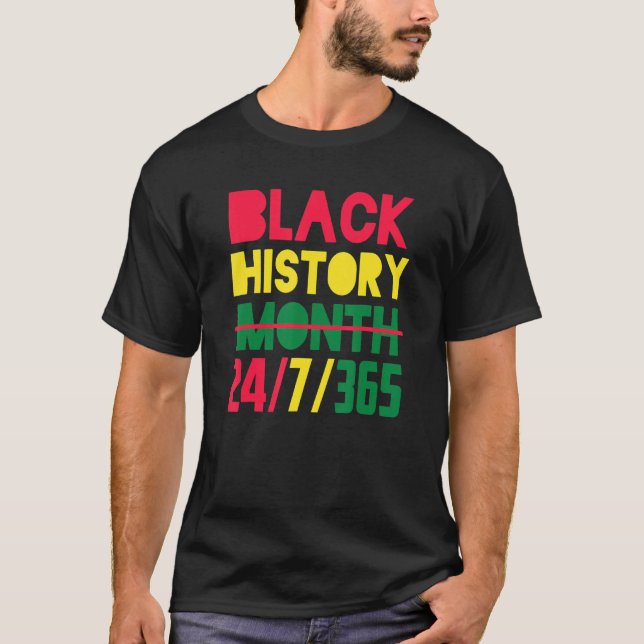 Camiseta Black History Month African American (Frente)
