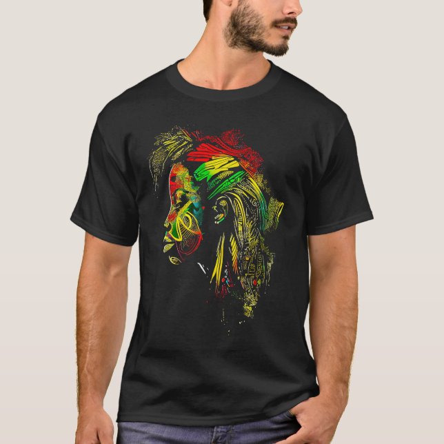Camiseta Black history month  African American Ancestors' r (Frente)
