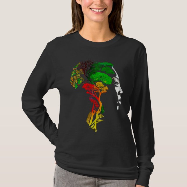 Camiseta Black history month  African American Ancestors' r (Frente)