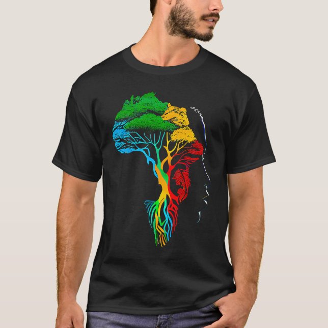 Camiseta Black history month  African American Ancestors' r (Frente)