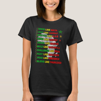 Camiseta Black History Month African American Country Celeb