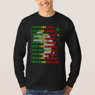Camiseta Black History Month African American Country Celeb