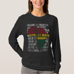 Camiseta Black History Month African American Country Celeb
