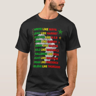 Camiseta Black History Month African American Country Celeb
