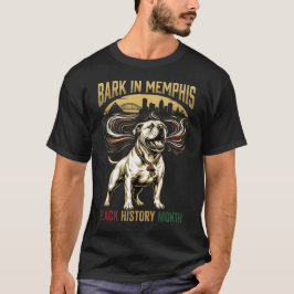 Camiseta Black History Month American Bulldog Cultural Art