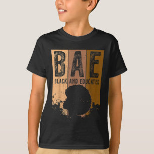 Camiseta Black History Month BAE Black e Educated Melanin