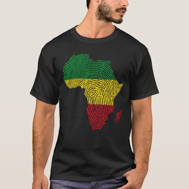 Camiseta Black History Month Black Lives Matam African Roo (Frente)