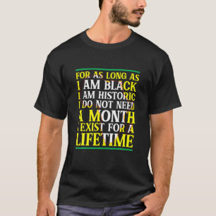 Camiseta Black History Month - BLM African-American Awarene