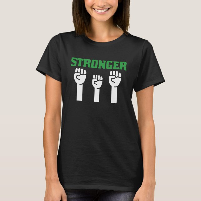 Camiseta Black History Month Decorations Stronger (Frente)