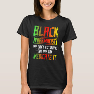 Camiseta Black History Month Fix Farmacêuticos afro-america