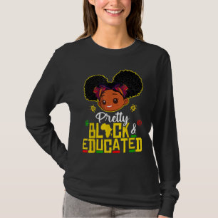 Camiseta Black History Month Girls African African Queen Ki