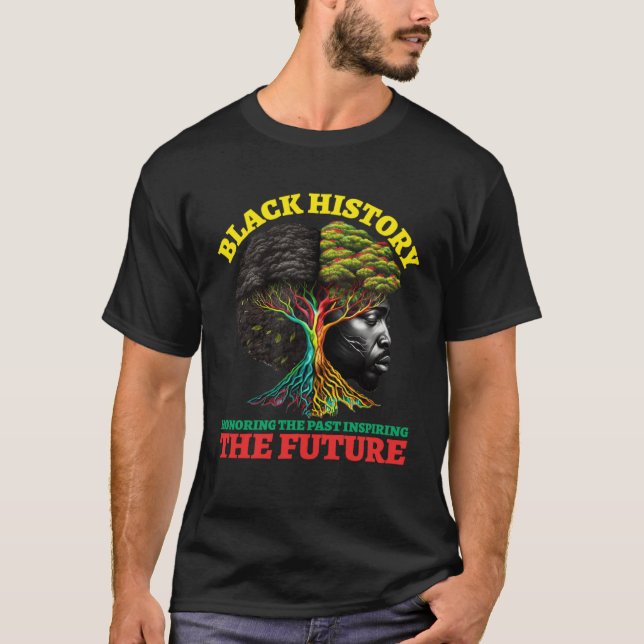 Camiseta Black History Month Inspiring Graphics for Men (Frente)