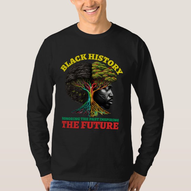 Camiseta Black History Month Inspiring Graphics for Men (Frente)