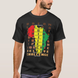 Camiseta Black History Month Melanin African American Proud