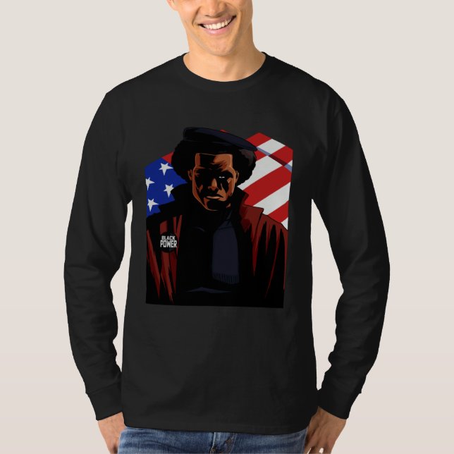 Camiseta Black History Month Panther Party (Frente)