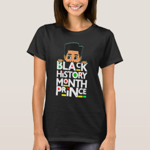 Camiseta Black History Month Prince Melanin Son Toddler