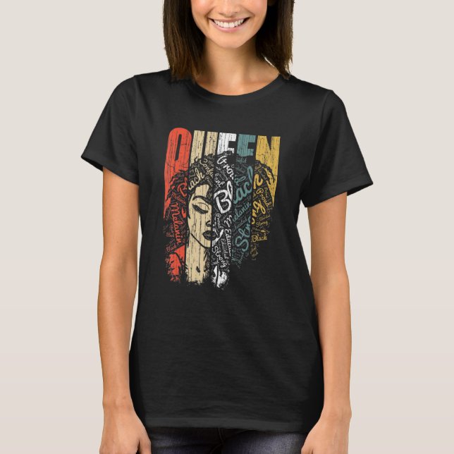 Camiseta Black History Month Shirts For Educated Women Afri (Frente)