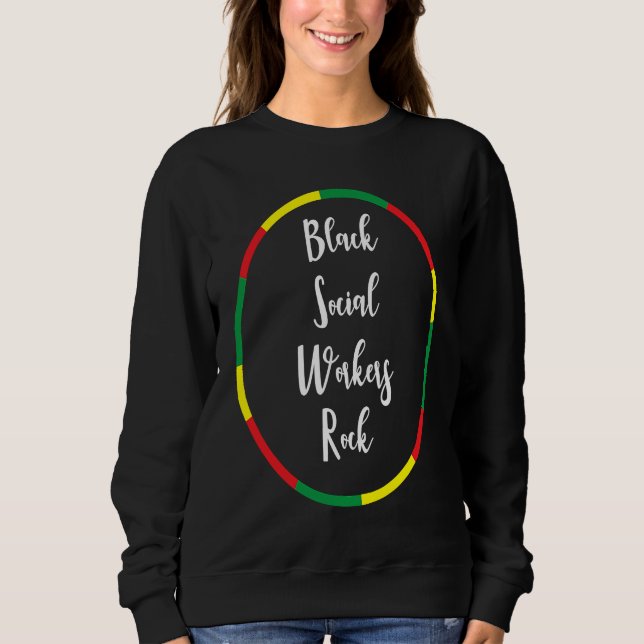 Camiseta Black History Month Social Worker Black Culture (Frente)