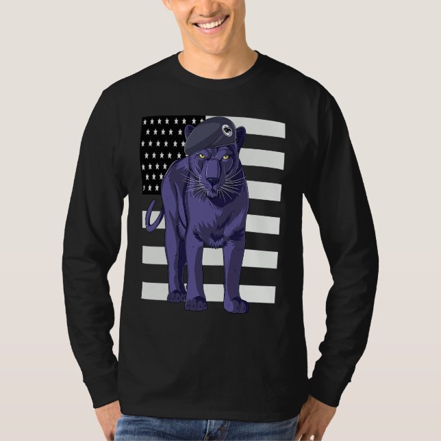 Camiseta Black History Panther Party (Frente)