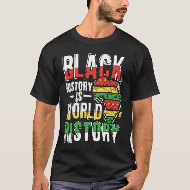 Camiseta Black Histroy Month  Prde African American (Frente)