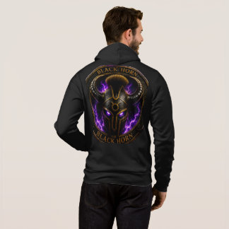 Camiseta Black Horn – Casque Guerrier Viking Noir et Or, Éc