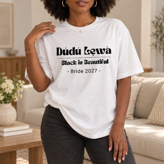 Camiseta Black Is Beautiful — Presente para Ela