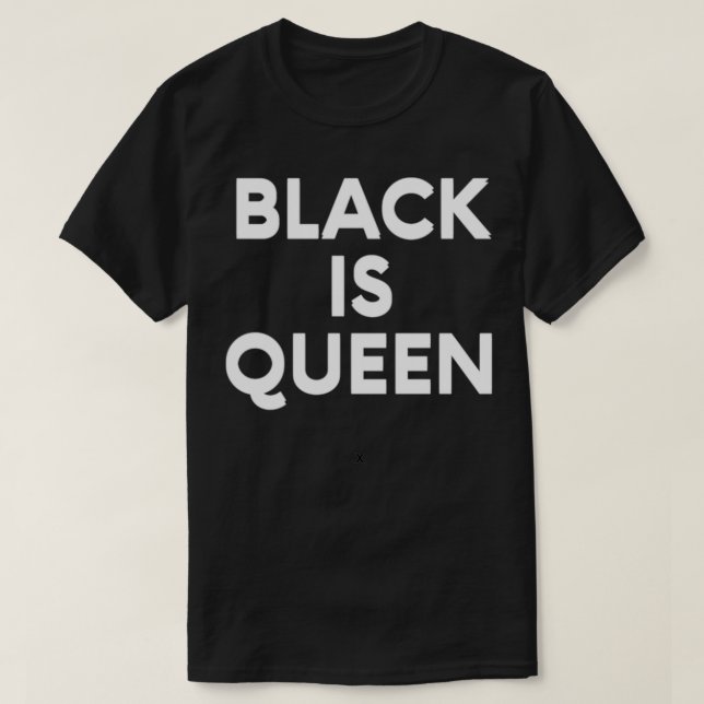 Camiseta Black is Queen  (Frente do Design)