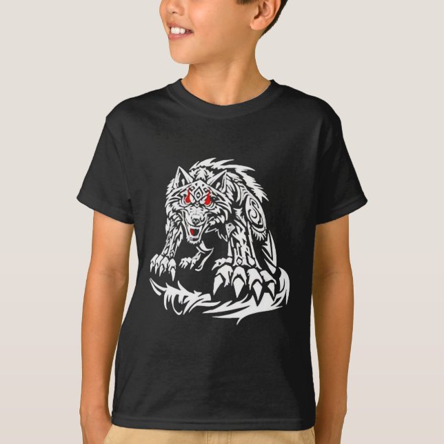 Camiseta Black Jacob Fatu Wolf (Frente)