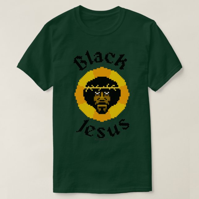 Camiseta Black Jesus (Frente do Design)
