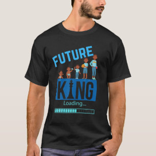 Camiseta Black King Carregando Futuro Melanin Kings Bruh Br