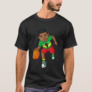 Camiseta Black King Roubando Um Bicicleta De Pele Marrom