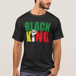 Camiseta Black King Shirt for Boys History Month Africa