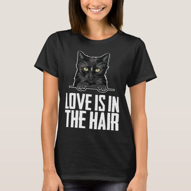 Camiseta Black kitten  Black women  Black men (Frente)