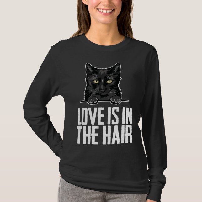 Camiseta Black kitten  Black women  Black men (Frente)
