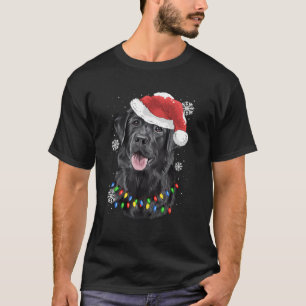 Camiseta Black Lab Labrador Árvore de Natal Light Pajama Do