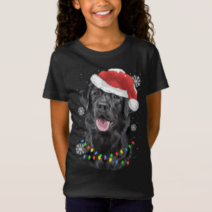 Camiseta Black Lab Labrador Árvore de Natal Light Pajama Do