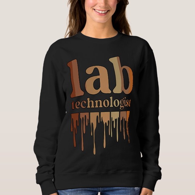 Camiseta Black Lab Technologist African American Laboratory (Frente)